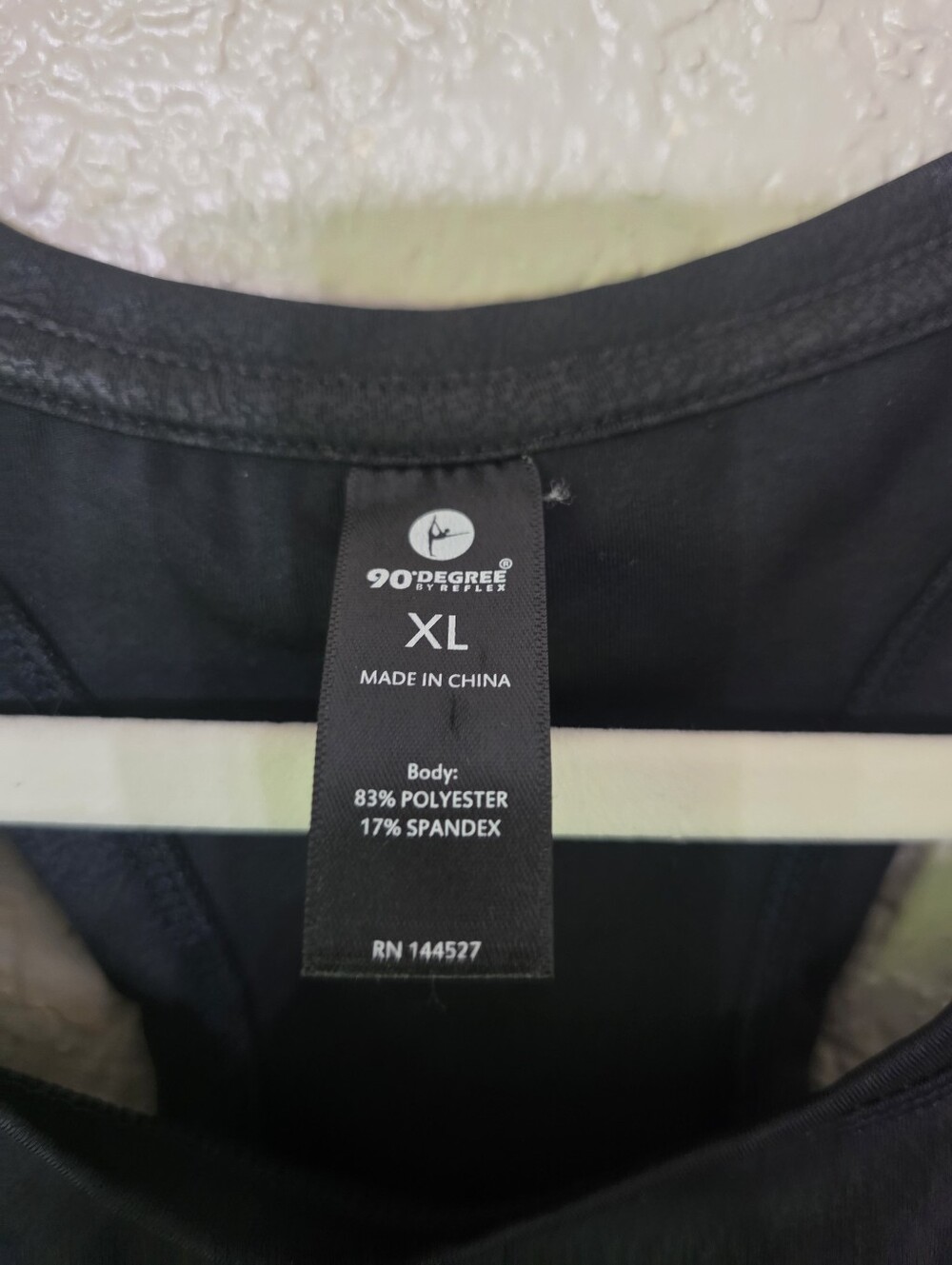 Black Racerback Crop Tank Top - Performance Style - Picture 3 of 4